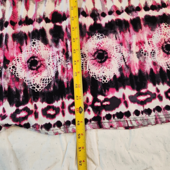 Caren Sport Strapless Dress in Pink and Black. SKU F12 - Picture 8 of 9